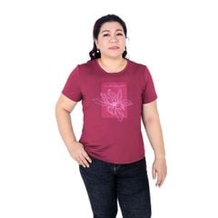 Áo thun nữ tay ngắn big size cotton cvc mát 190p 0187