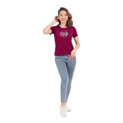 Áo thun nữ tay ngắn chất nhung lạnh 010p 0190