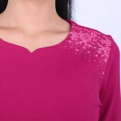 Đồ bộ nữ mặc nhà vải cotton quần dài tay dài 033p 3093