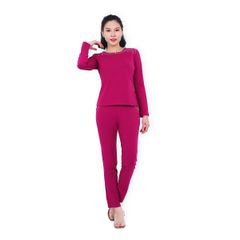 Đồ bộ nữ mặc nhà kiểu quần dài tay dài cotton 033p 3116