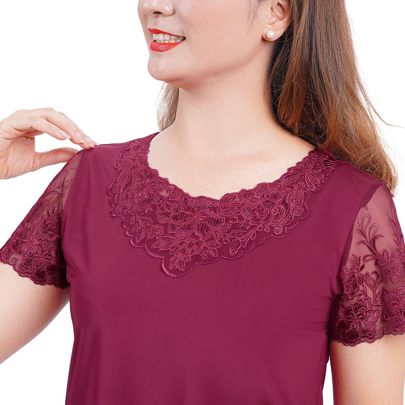 Set đồ bộ nữ kiểu quần dài tay ngắn chất thun lạnh siêu bền 013p 3327