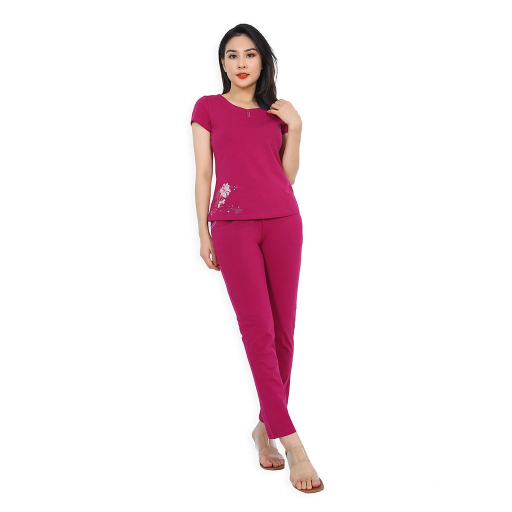 Bộ dài tay ngắn cotton 023p 3151