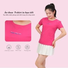 Áo thun nữ tay ngắn chất cotton siêu mát Form Suông 020p 0319
