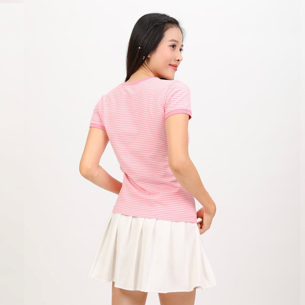 Áo thun tay ngắn form suông cổ tròn chất cotton 020p 0099