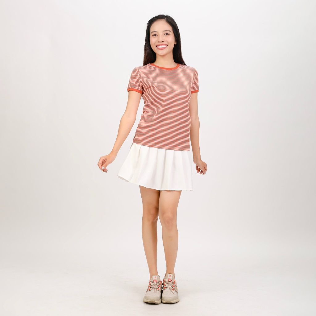 Áo thun tay ngắn form suông cổ tròn chất cotton 020p 0099