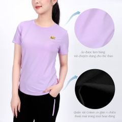 Set đồ bộ nữ kiểu quần lửng tay ngắn chất poly cát 314p 4280