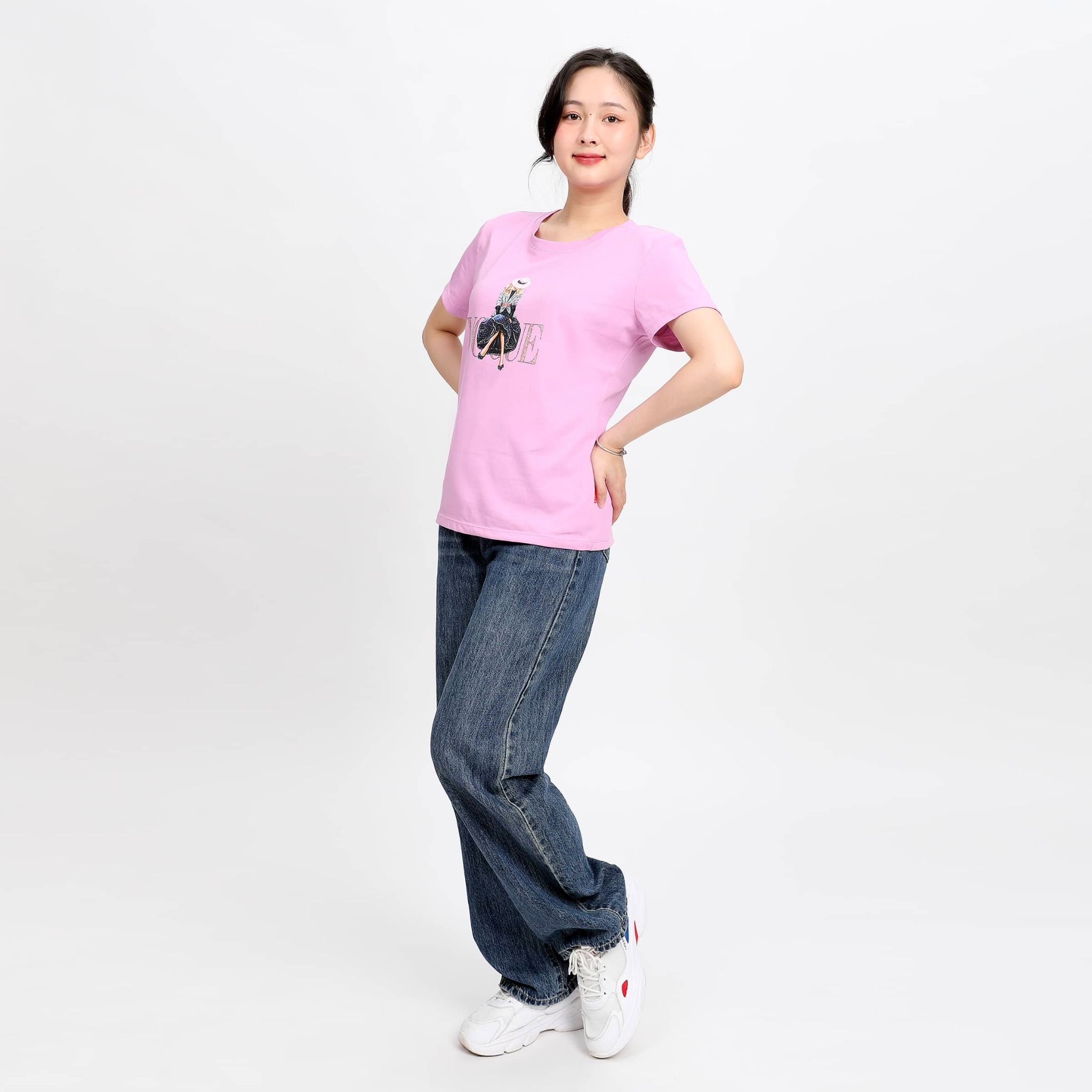 Áo thun nữ form suông chất cotton siêu mát 020p 0942