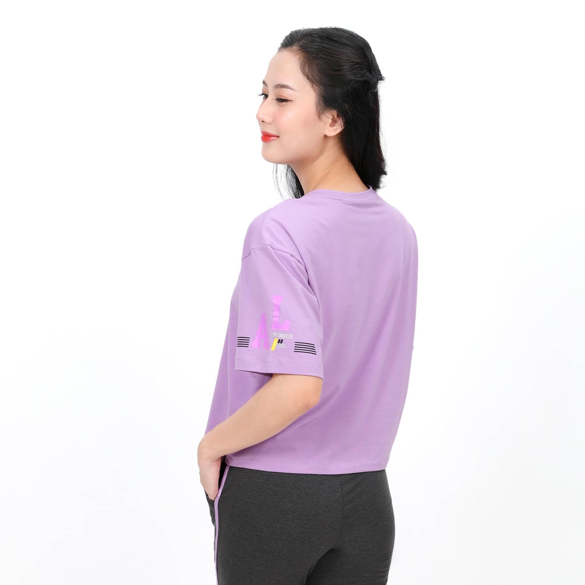 Set đồ bộ nữ kiểu quần lửng tay ngắn cotton cvc mát 194p 7003