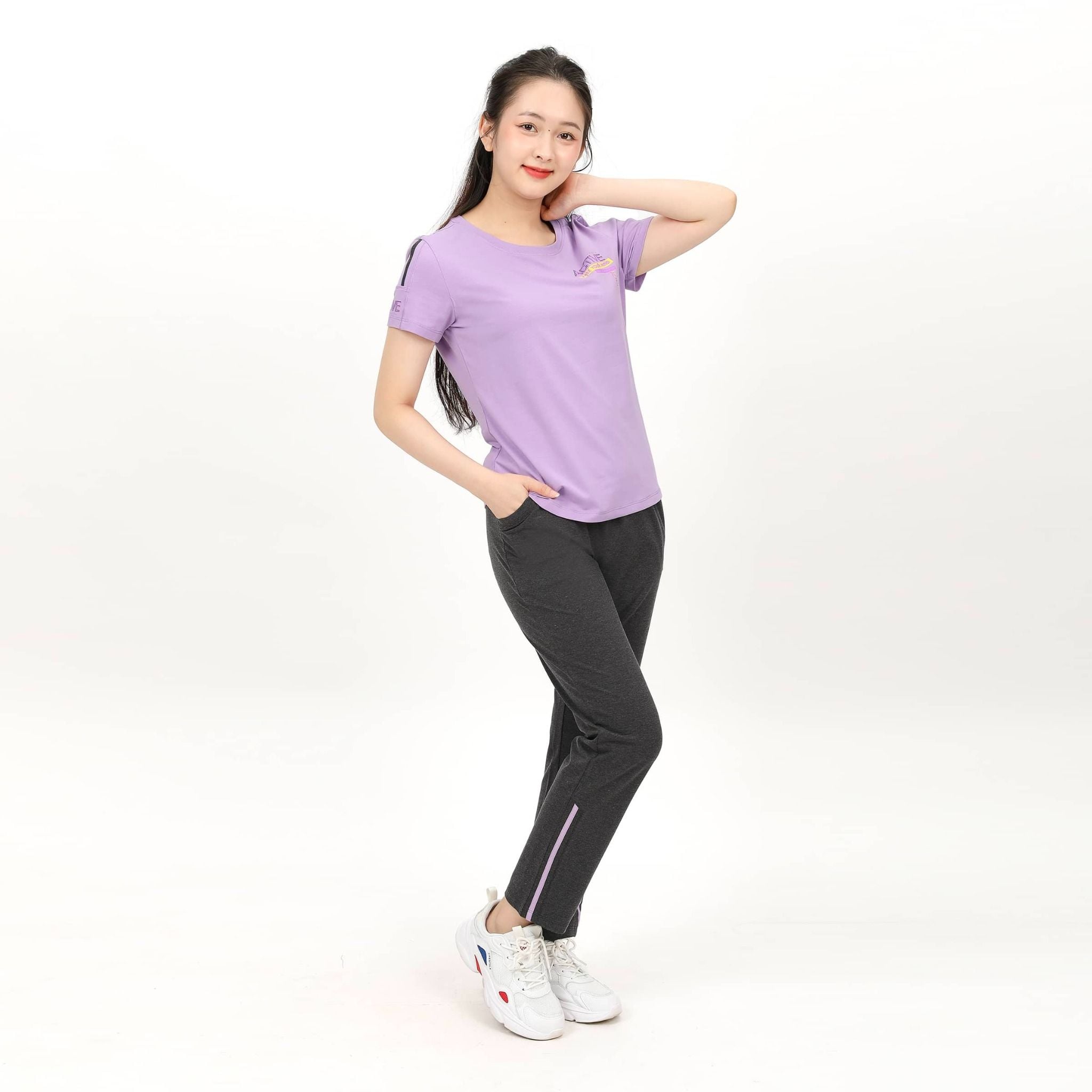 Set đồ bộ nữ kiểu quần dài tay ngắn 193p 6017