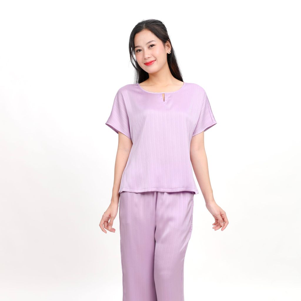 Bộ Dài Tay Ngắn Lụa Nhung cao Cấp 263p 3362