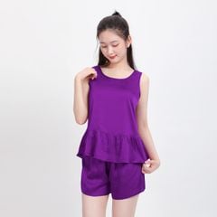 Set đồ bộ nữ kiểu quần đùi không tay phi 425p 5065