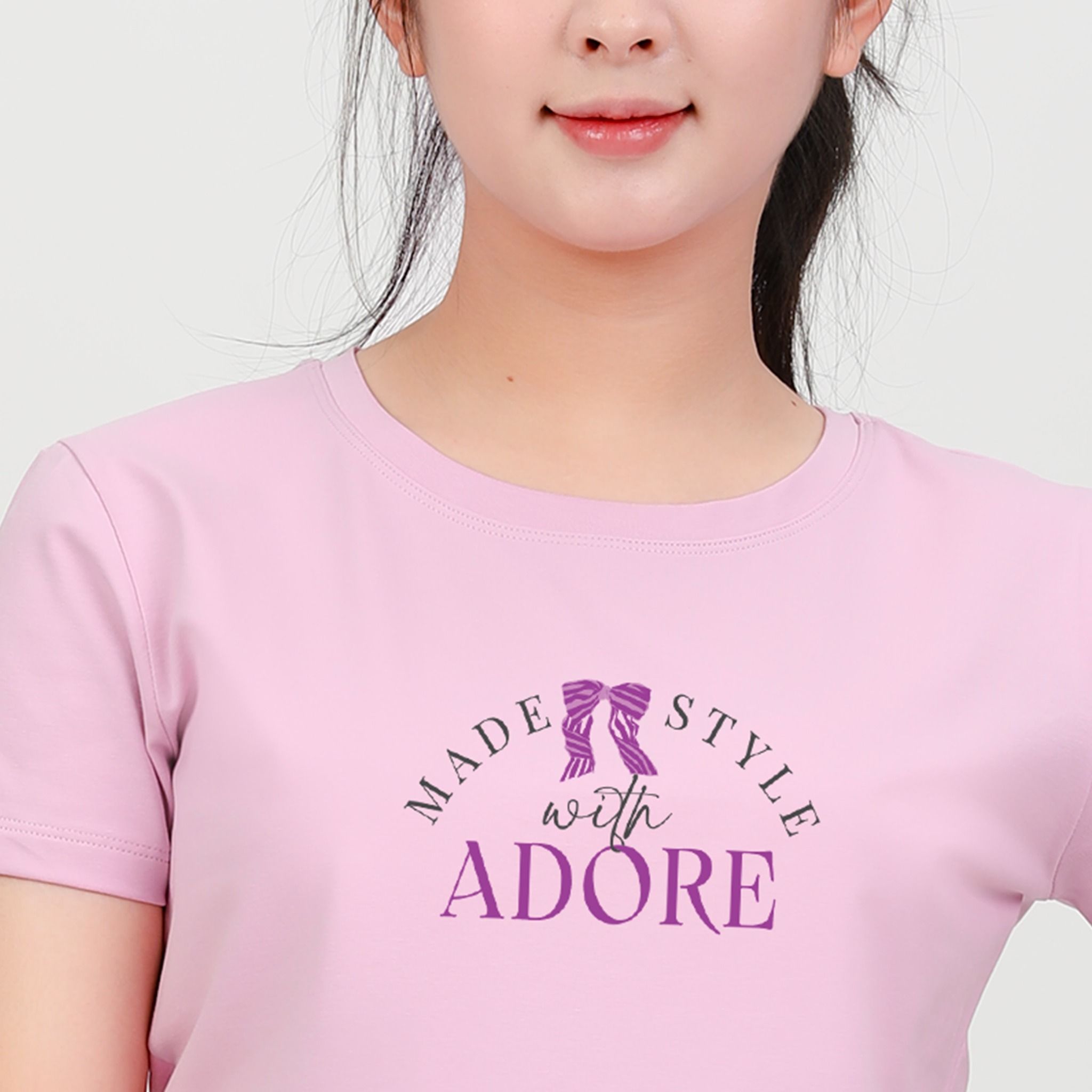 Áo thun nữ tay ngắn Form cơ bản chất cotton siêu mát 020p 0318
