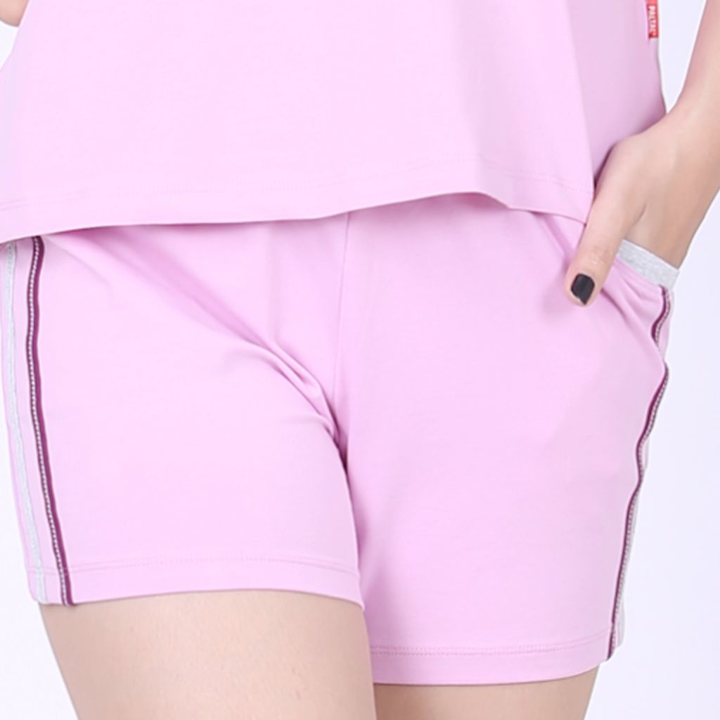 Đồ bộ thể thao nữ mặc nhà quần đùi tay ngắn cotton 025p 3626