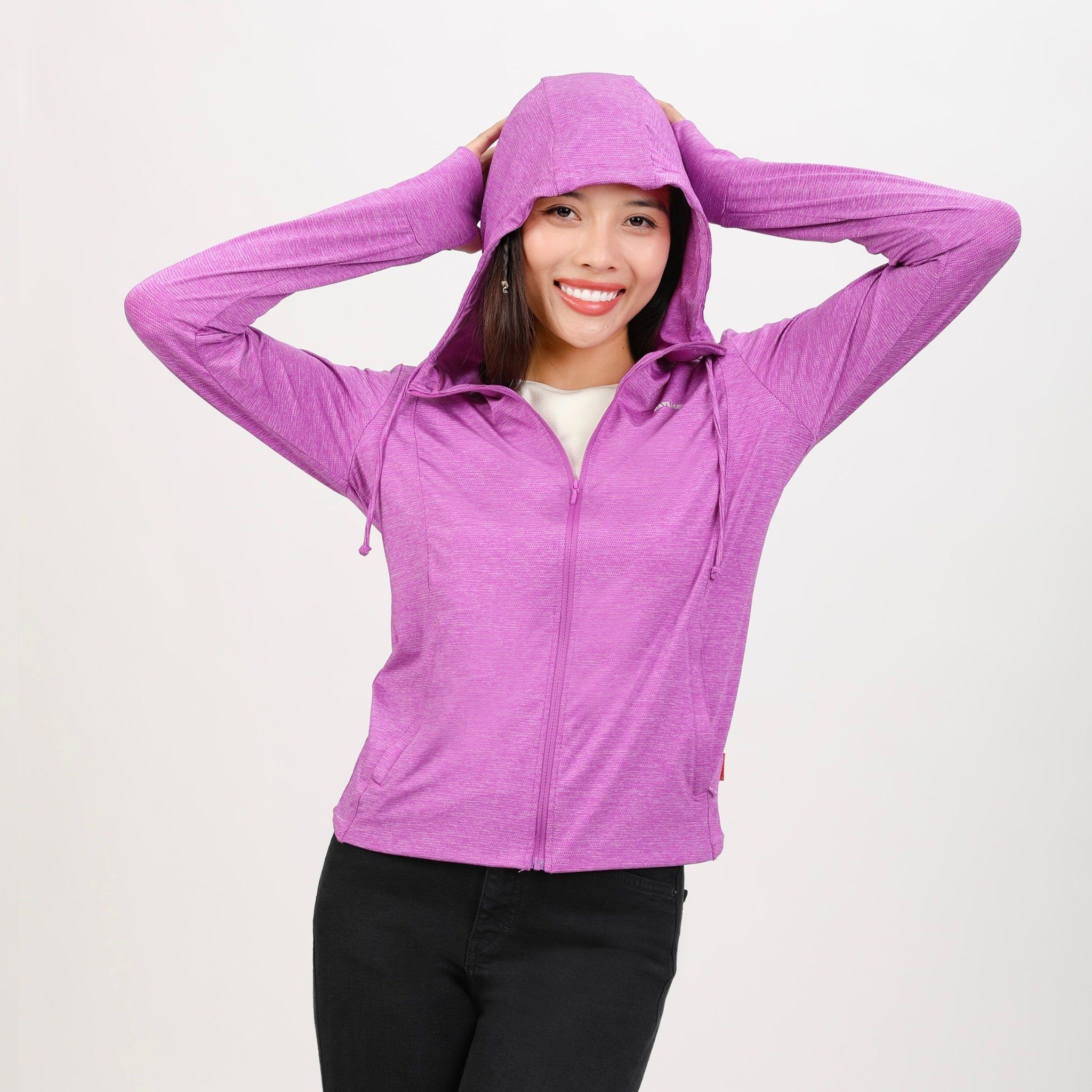 Áo khoác nữ chống nắng, chống UV chất melan lưới 341p 1303