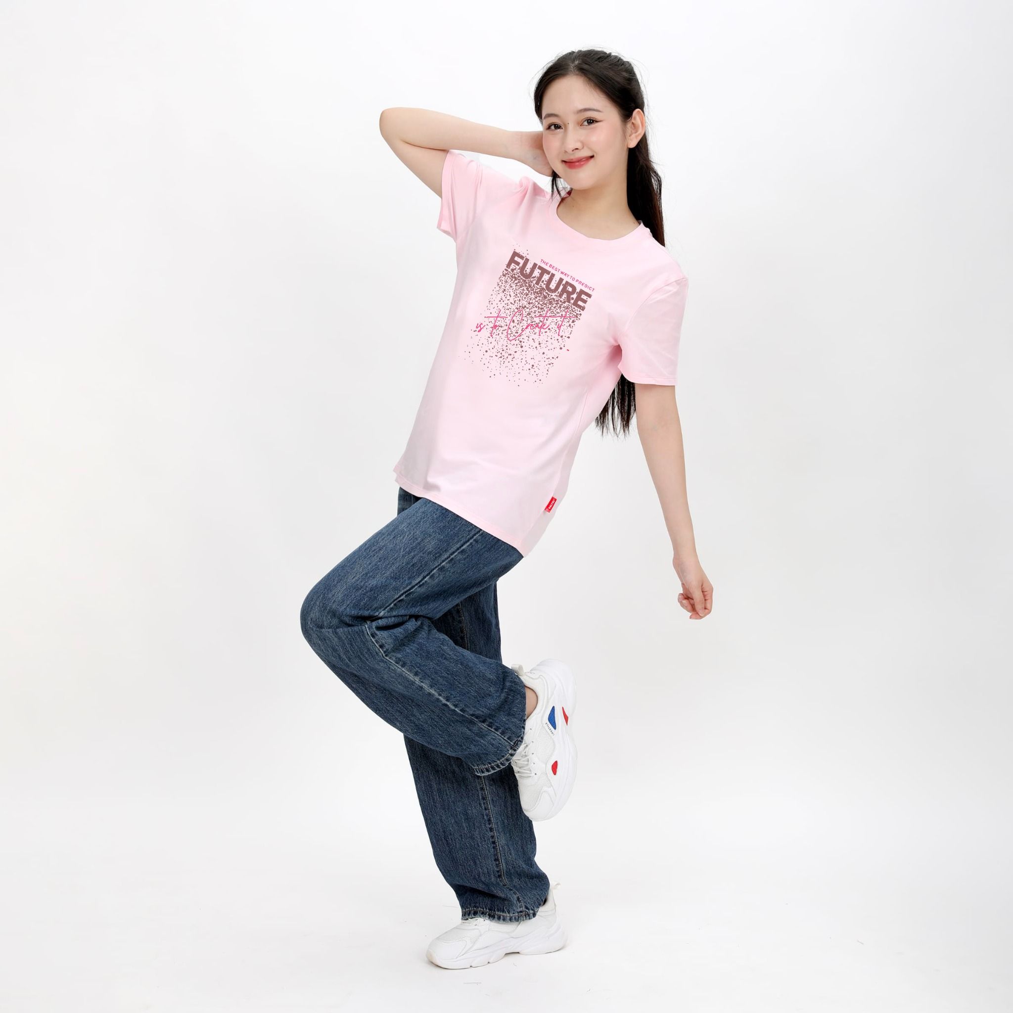 Áo thun nữ tay ngắn Form Rộng chất cotton siêu mát 020p 0290