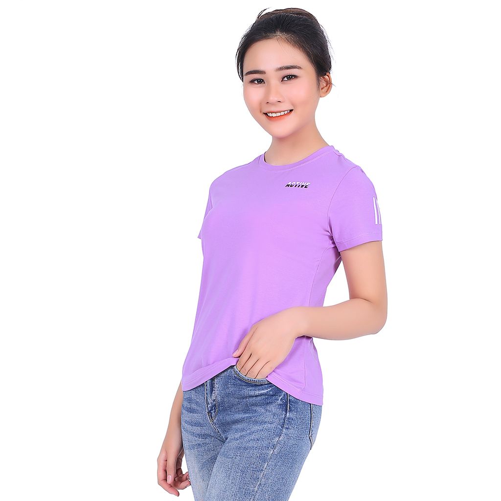 Áo thun nữ cotton tay ngắn 020p 0014