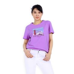 Áo thun nữ tay ngắn cotton form rộng 020p 0126