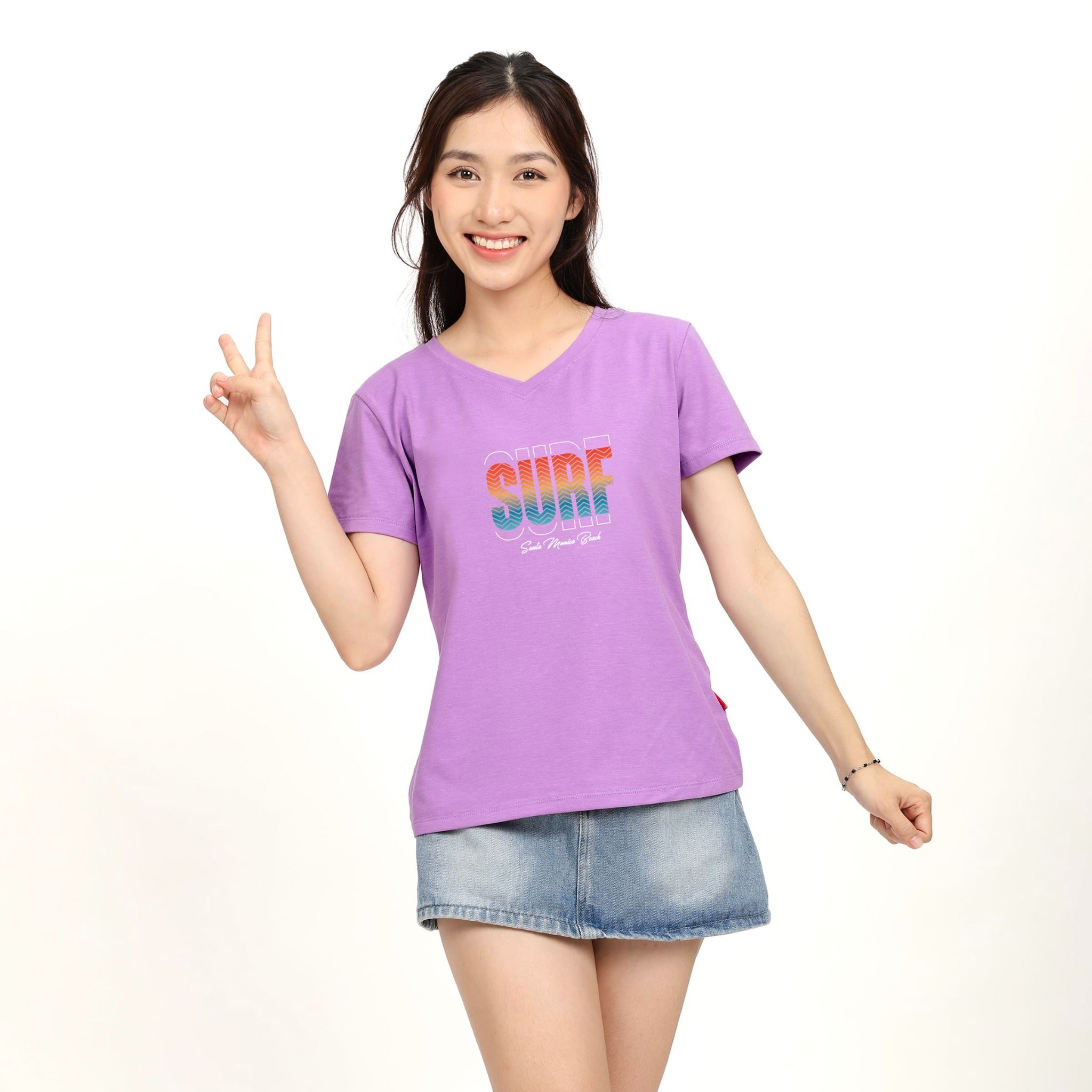 Áo thun nữ form suông chất cotton siêu mát 190p 0311