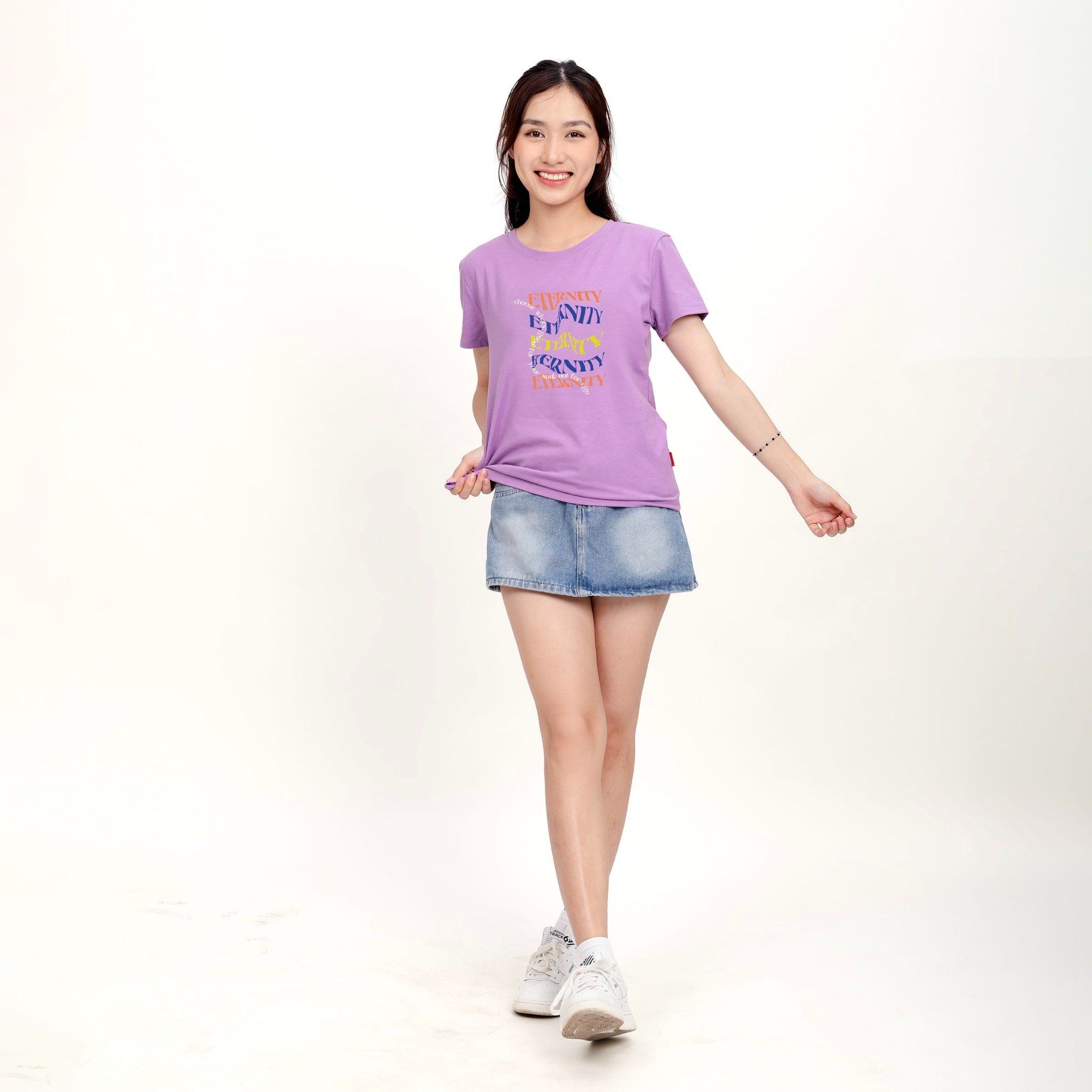 Áo thun nữ form suông chất cotton siêu mát 190p 0310