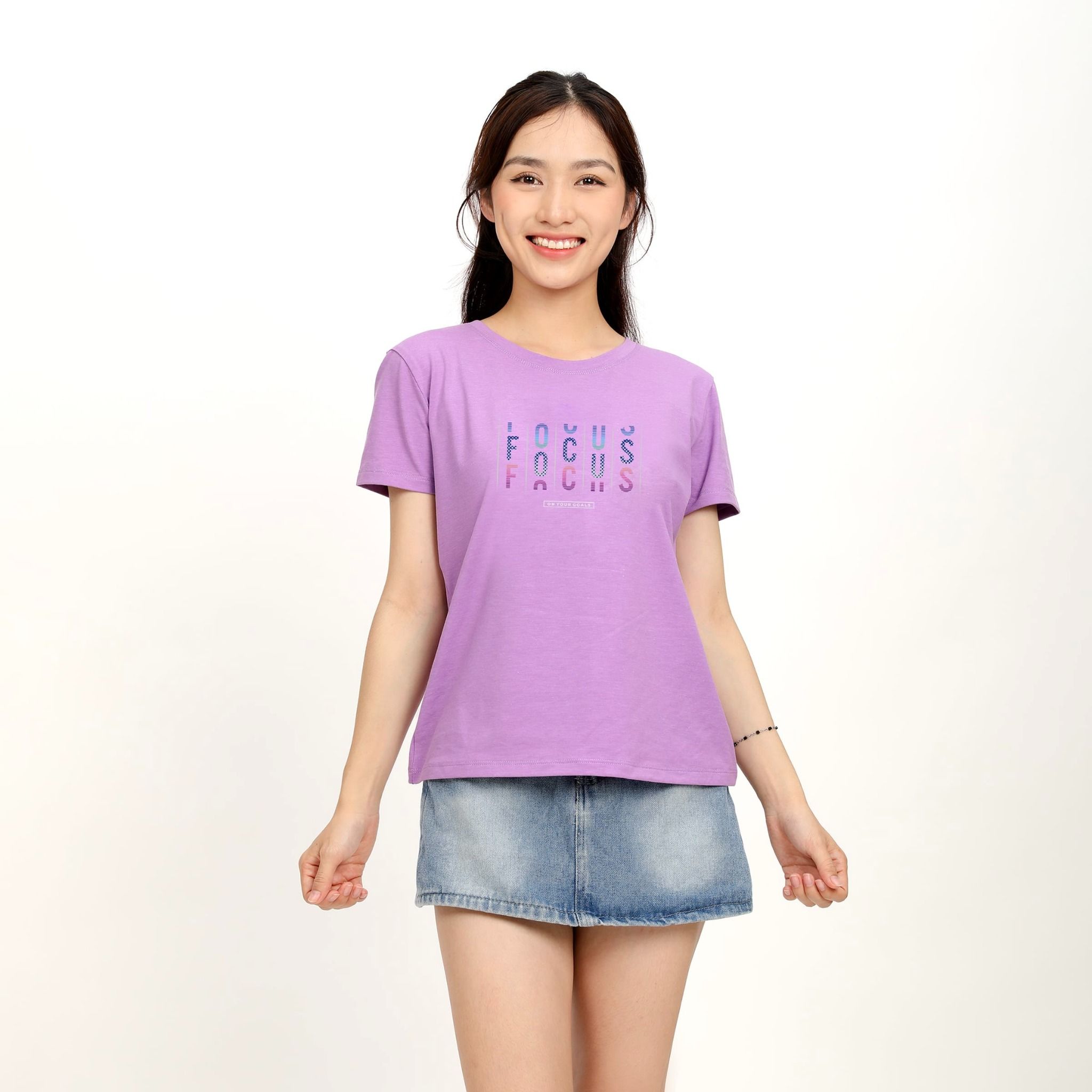 Áo thun nữ form suông chất cotton siêu mát 190p 0292