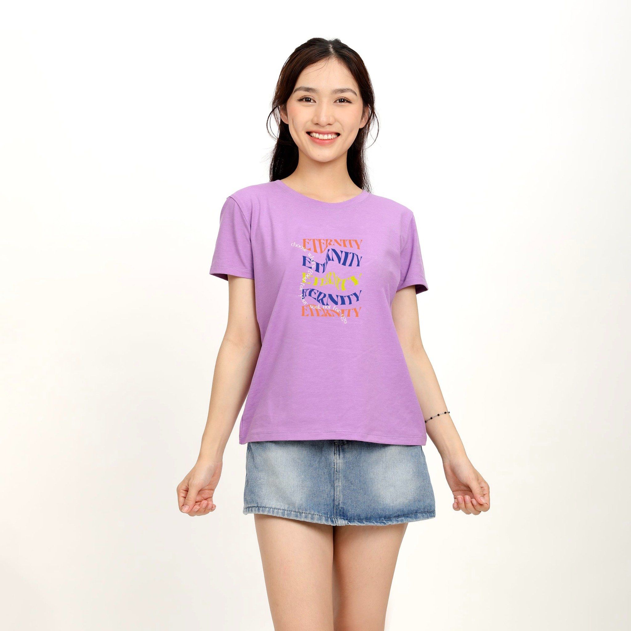 Áo thun nữ form suông chất cotton siêu mát 190p 0310