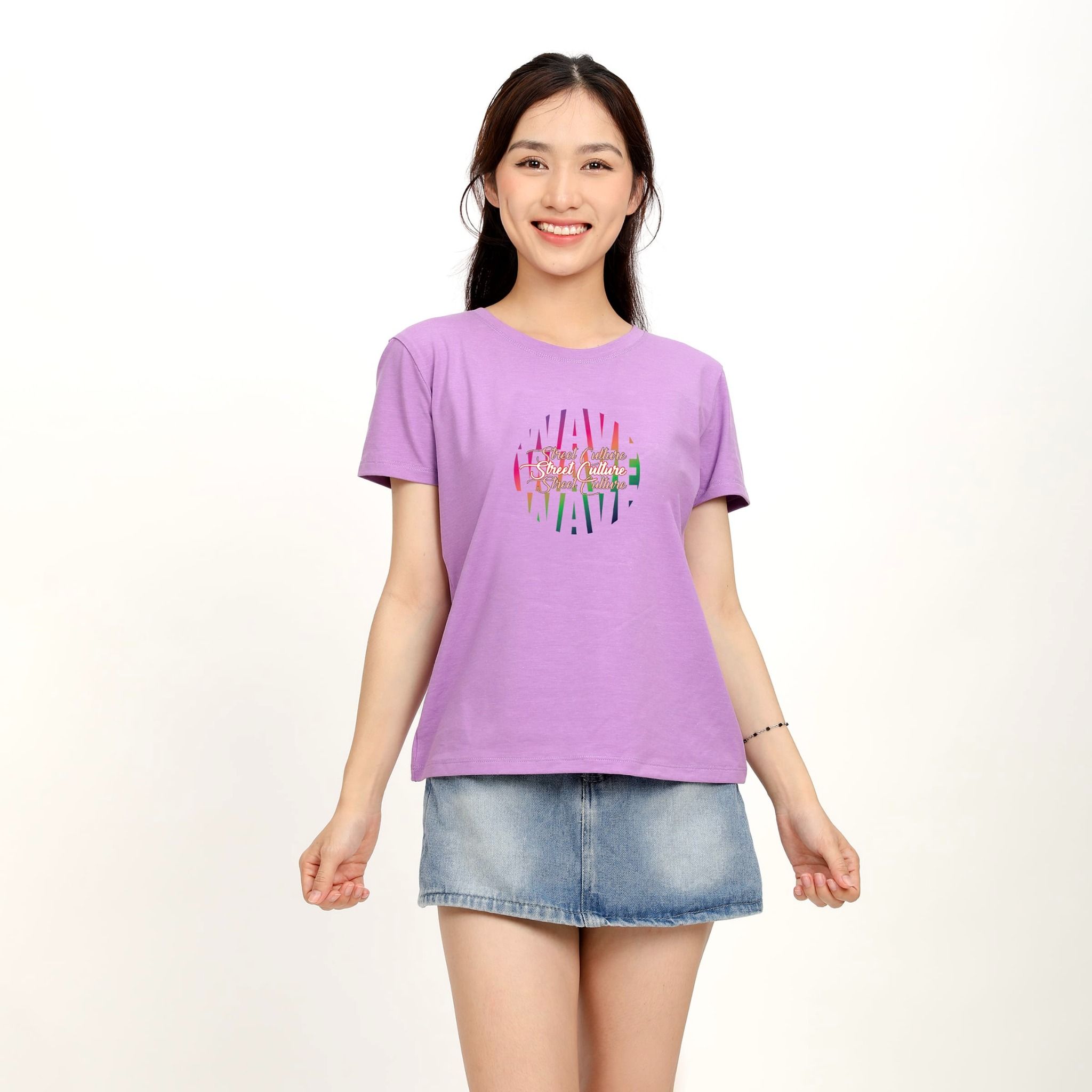 Áo thun nữ form suông chất cotton siêu mát 190p 0851