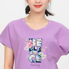 Set đồ bộ nữ kiểu quần đùi tay ngắn chất cotton siêu mát 195p 5227