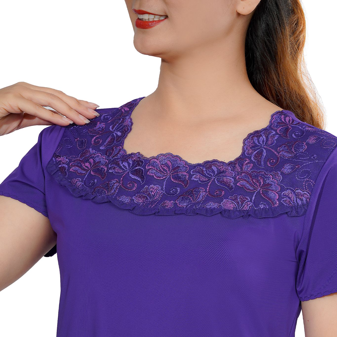 Set đồ bộ nữ kiểu quần dài tay ngắn chất thun lạnh siêu bền 013p 3147