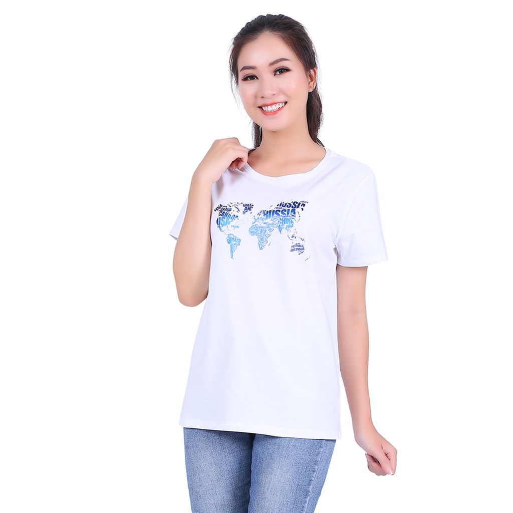 Áo thun nữ tay ngắn cotton 020p 0020