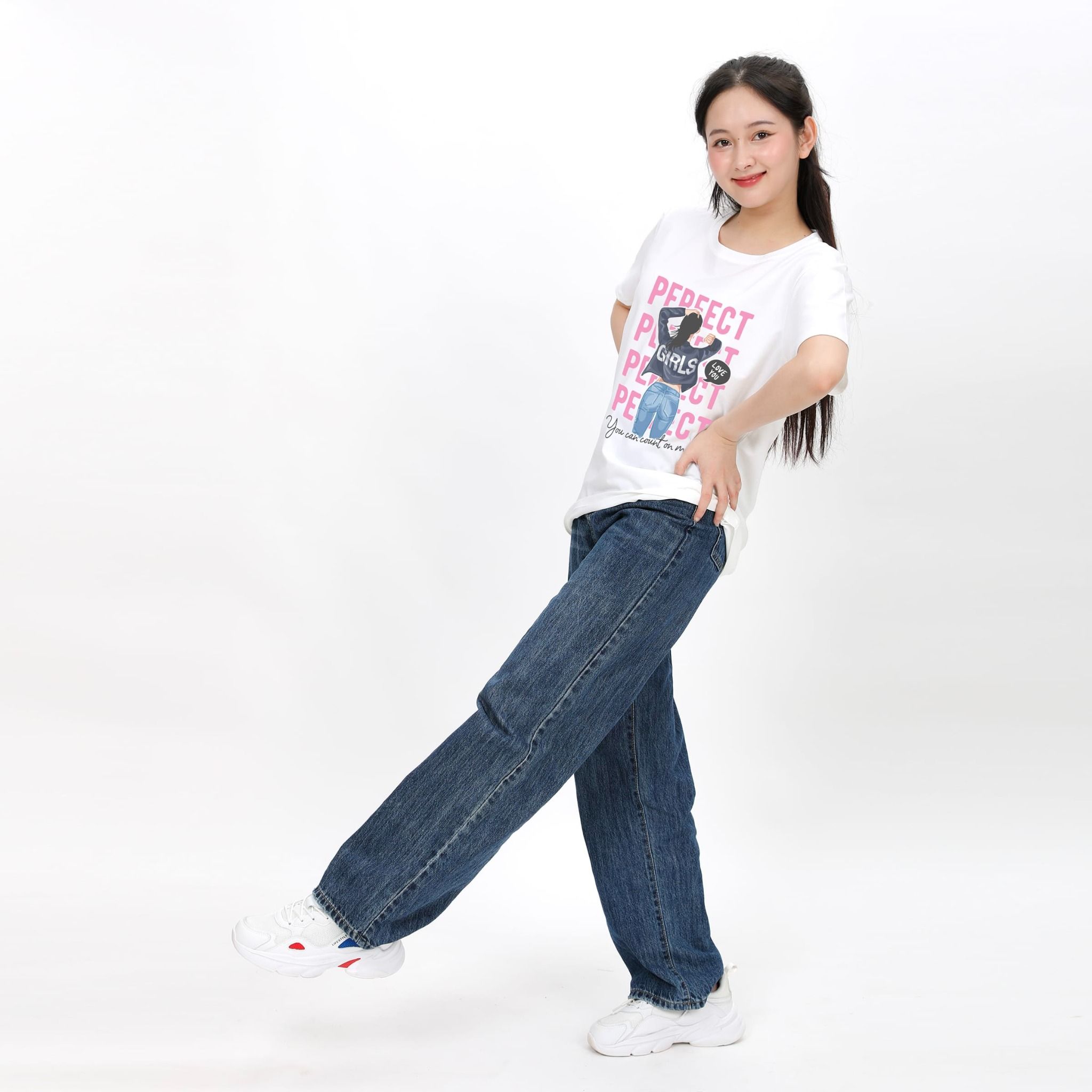 Áo thun nữ form rộng chất cotton siêu mát 020p 0104
