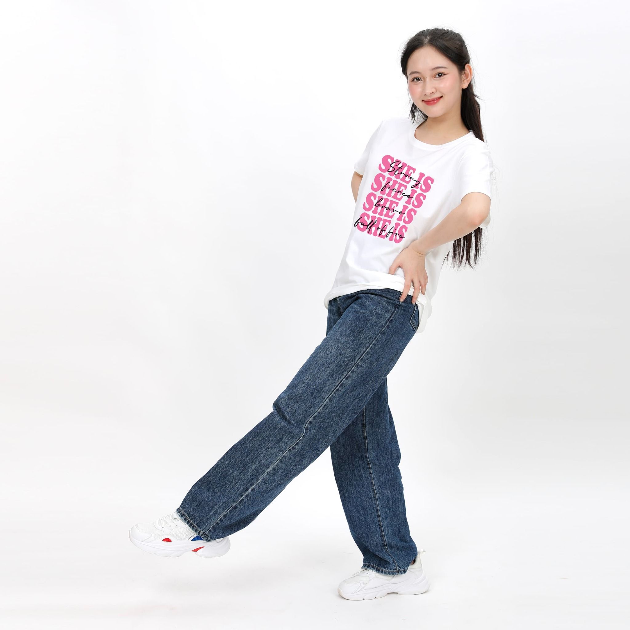 Áo thun nữ form rộng chất cotton siêu mát 020p 0304