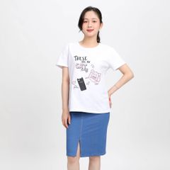 Áo thun tay ngắn form suông cotton 020p 0808