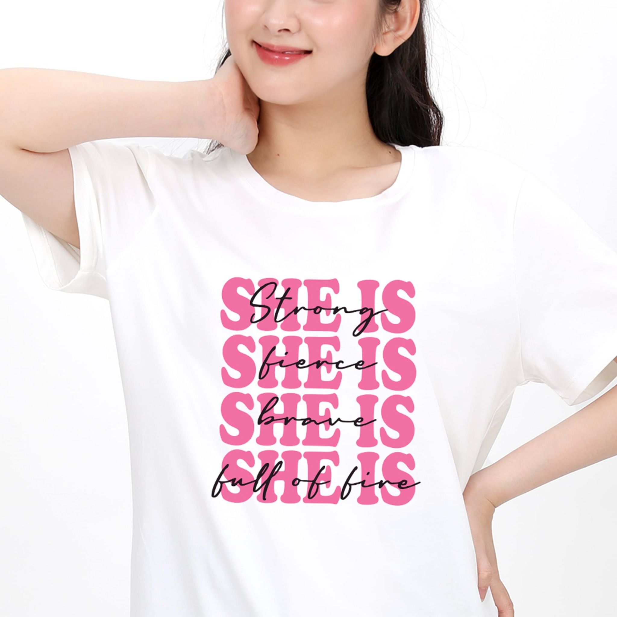 Áo thun nữ form rộng chất cotton siêu mát 020p 0304
