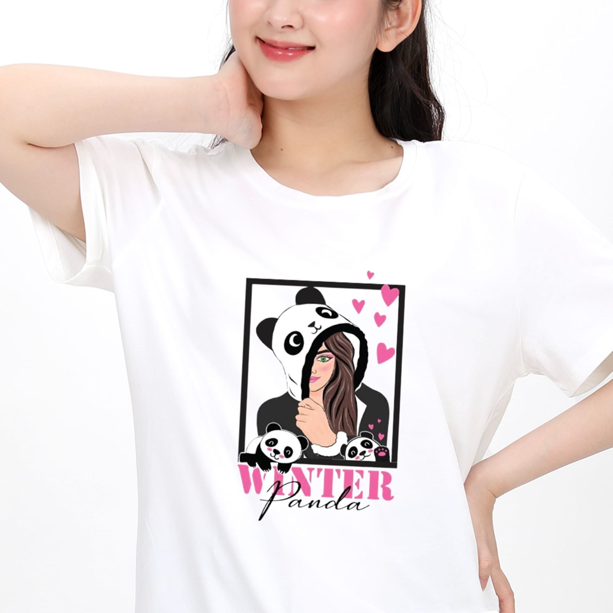 Áo thun nữ form rộng chất cotton siêu mát 020p 0209