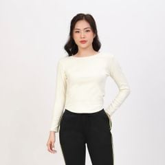 Áo thun nữ tay dài form suông cổ tròn chất rib chất cotton siêu mát 220p 0272