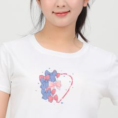 Áo thun nữ tay ngắn Cổ Tròn Form Suông chất cotton siêu mát 020p 0314