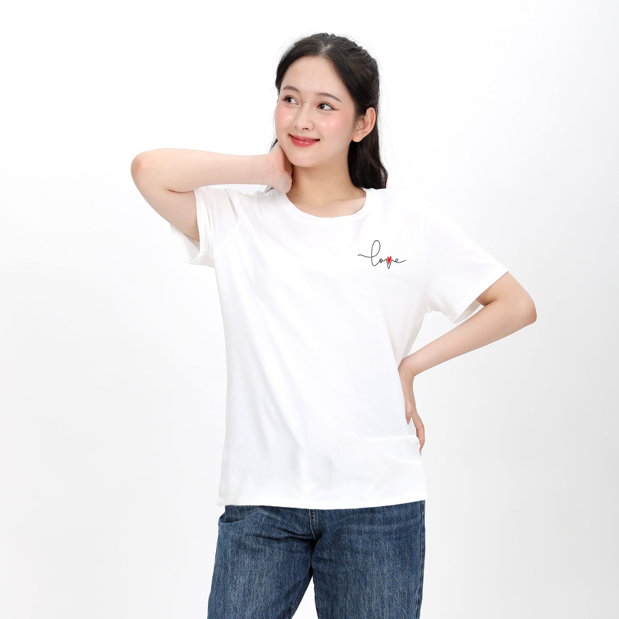Áo thun nữ tay ngắn chất cotton siêu mát form rộng 020p 0102