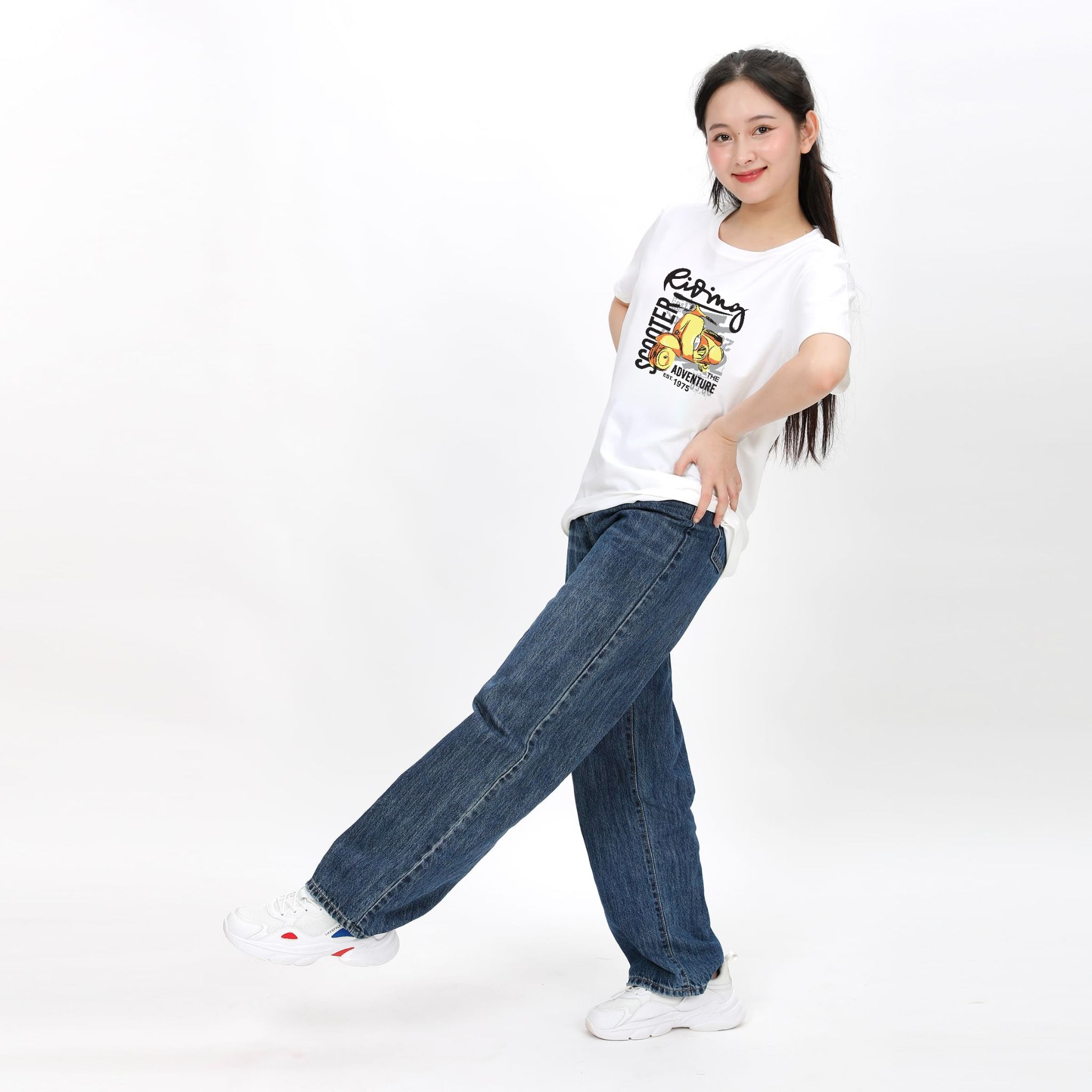 Áo thun nữ tay ngắn Form Rộng chất cotton siêu mát 020p 0285