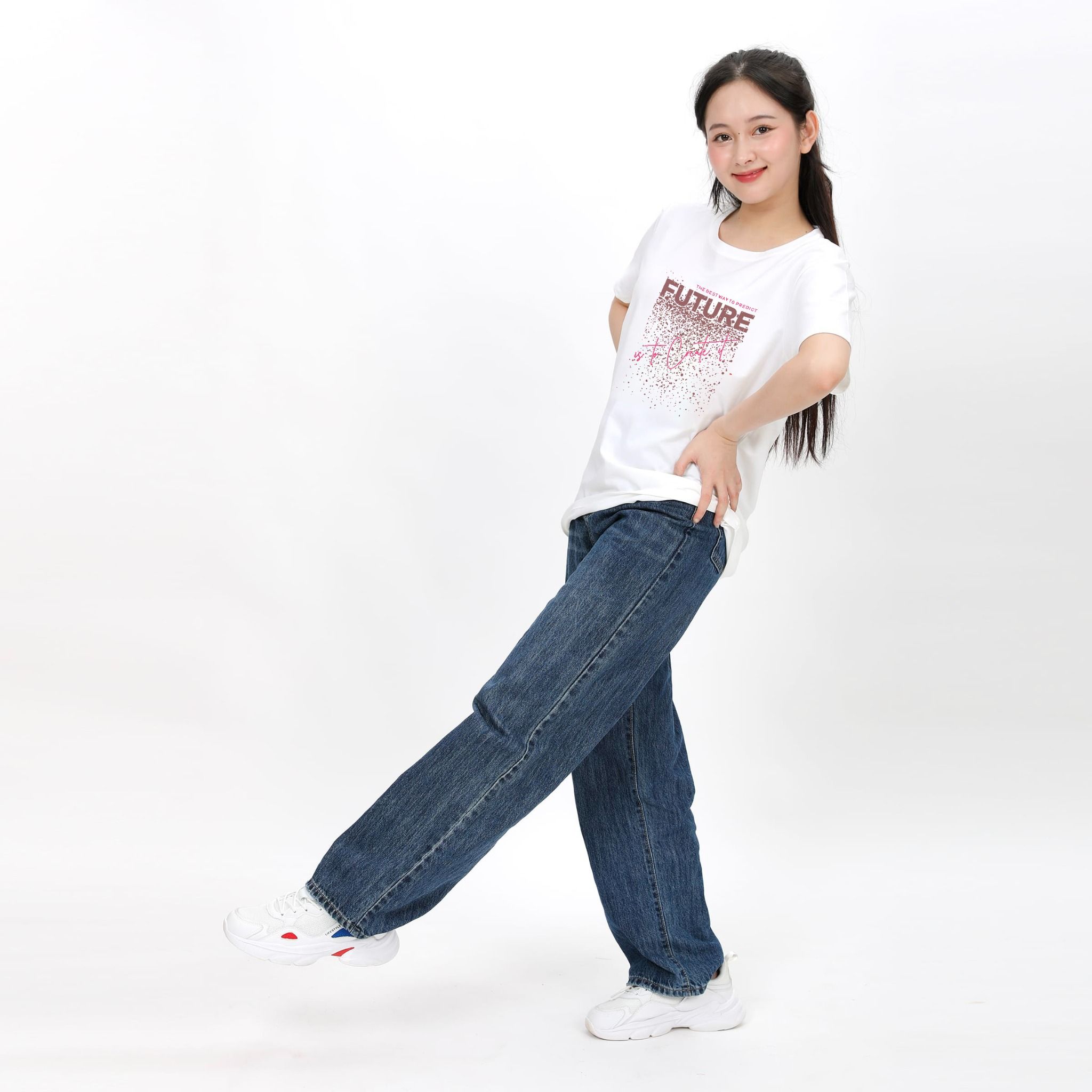 Áo thun nữ tay ngắn Form Rộng chất cotton siêu mát 020p 0290