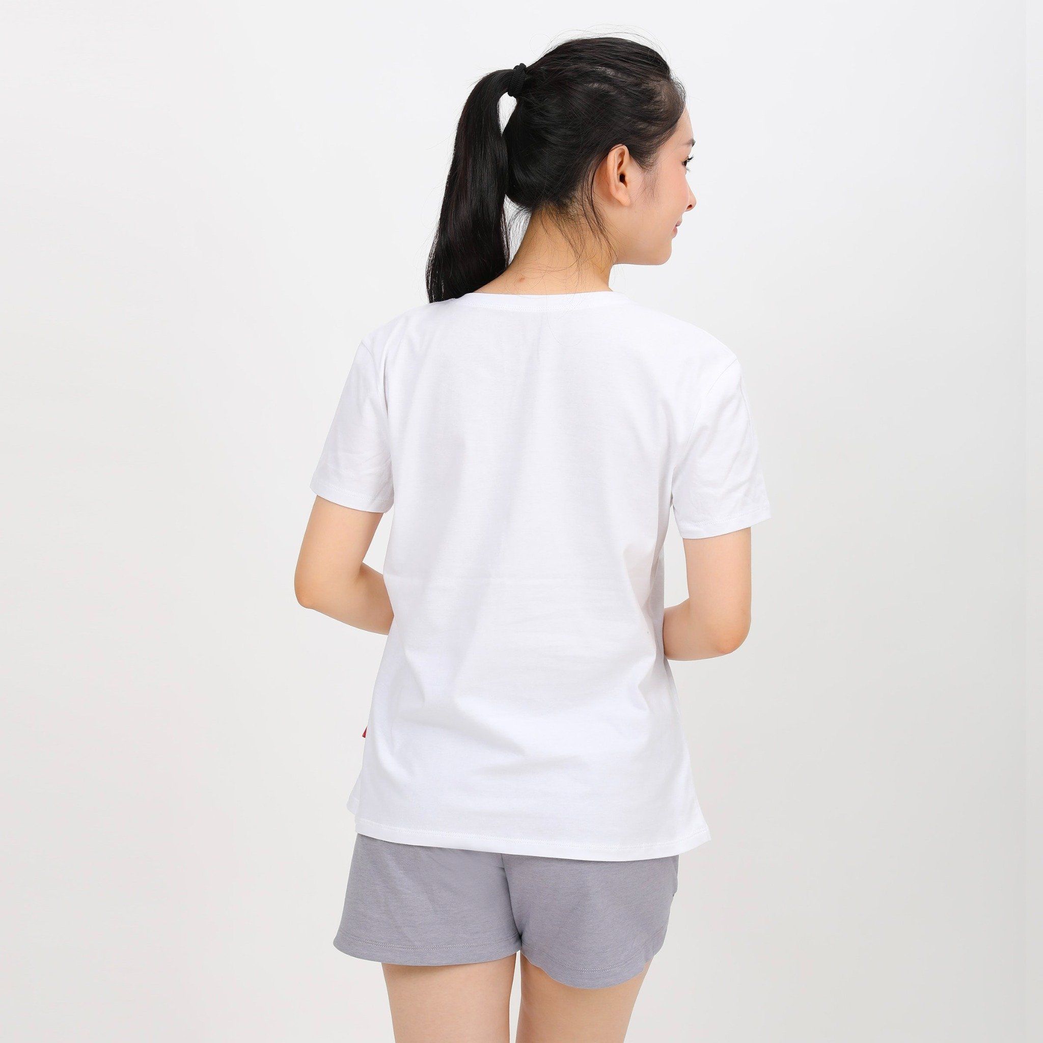 Áo thun nữ tay ngắn form suông chất cotton siêu mát 020p 0842