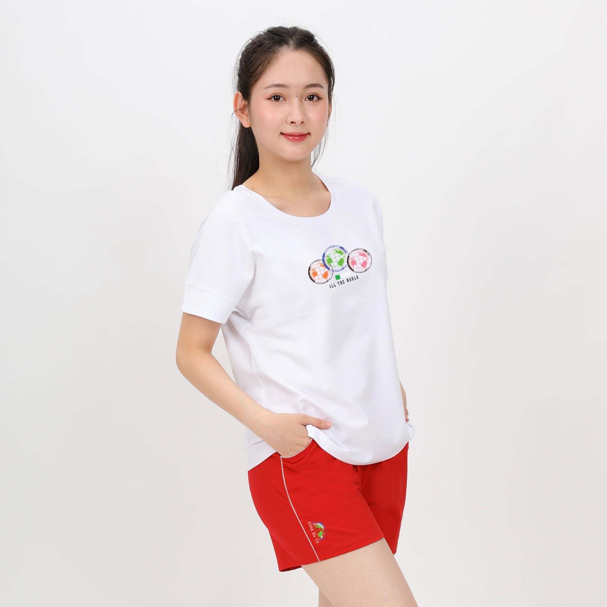 Set đồ bộ nữ kiểu quần đùi tay ngắn chất cotton siêu mát 195p 5209