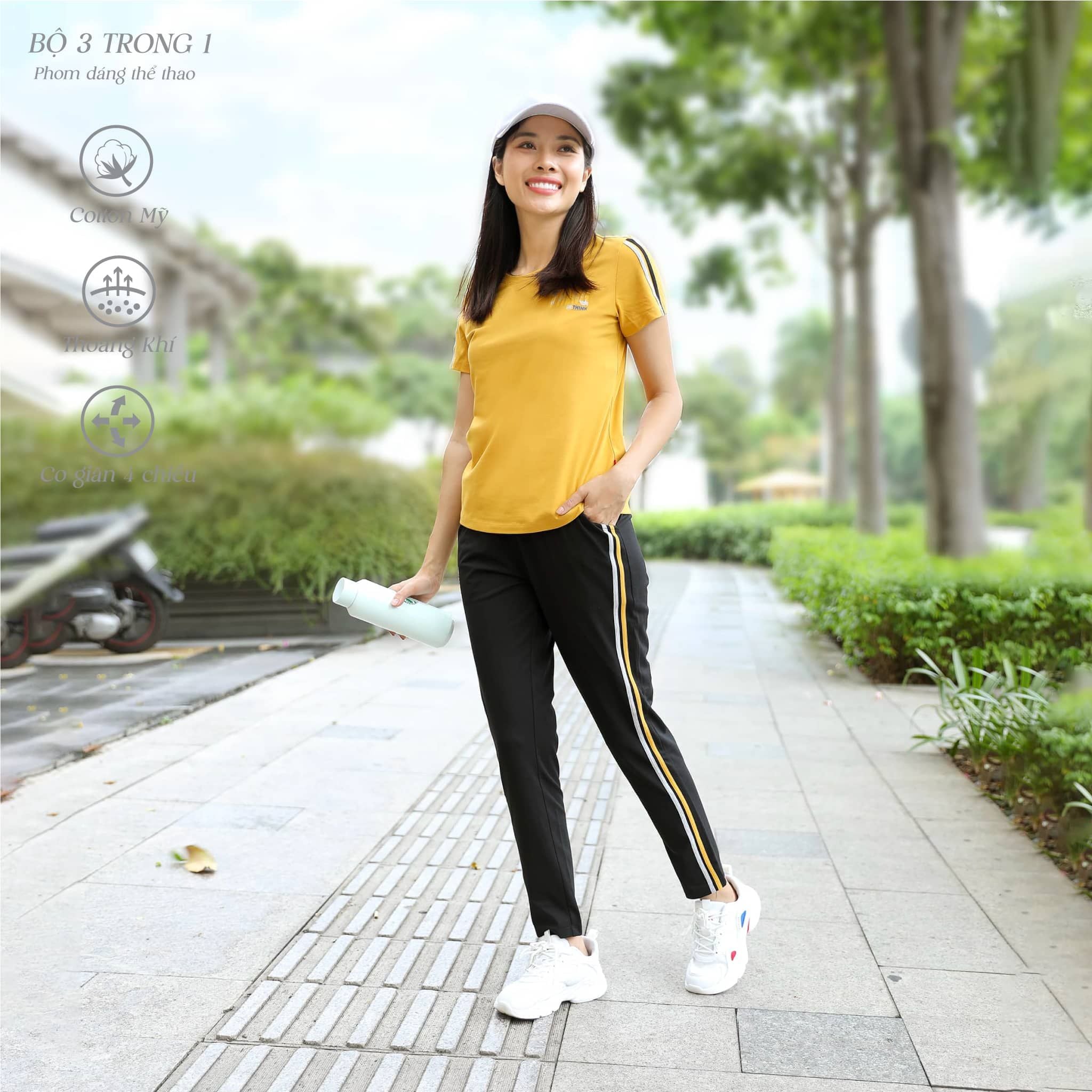 Set đồ bộ nữ kiểu quần dài tay ngắn 193p 6011