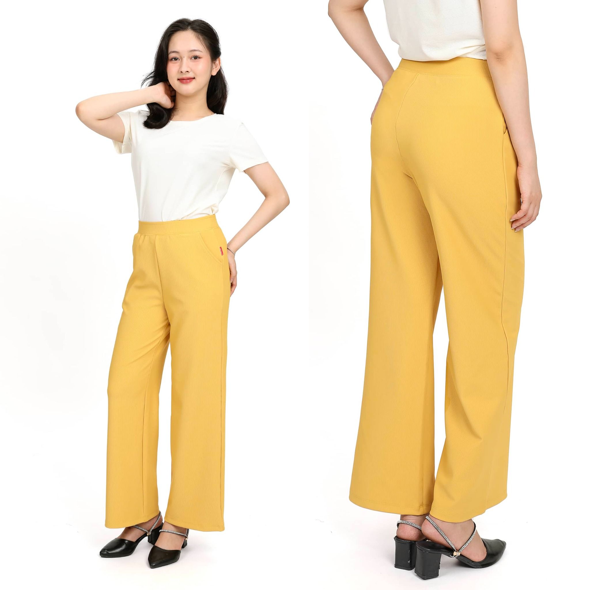 Quần dài nữ chất rib gân 558p 8054