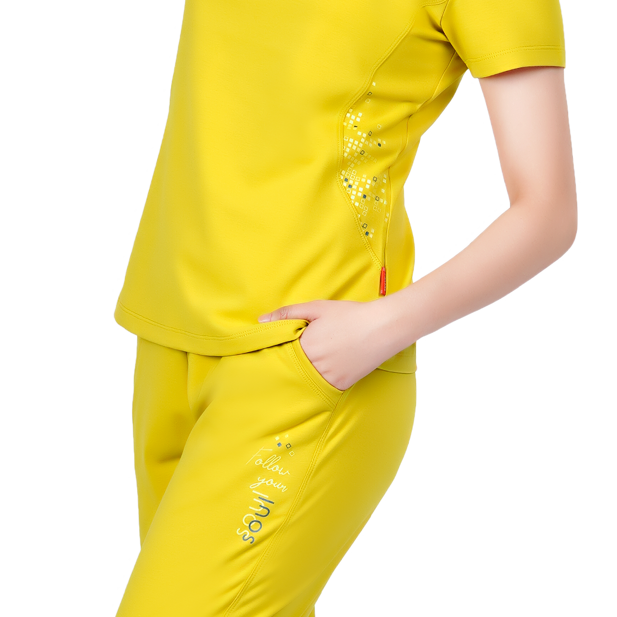 Set đồ bộ nữ kiểu quần lửng tay ngắn cotton cvc mát 194p 4243