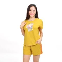 Set đồ bộ nữ kiểu quần đùi tay ngắn chất cotton siêu mát 025p 5181