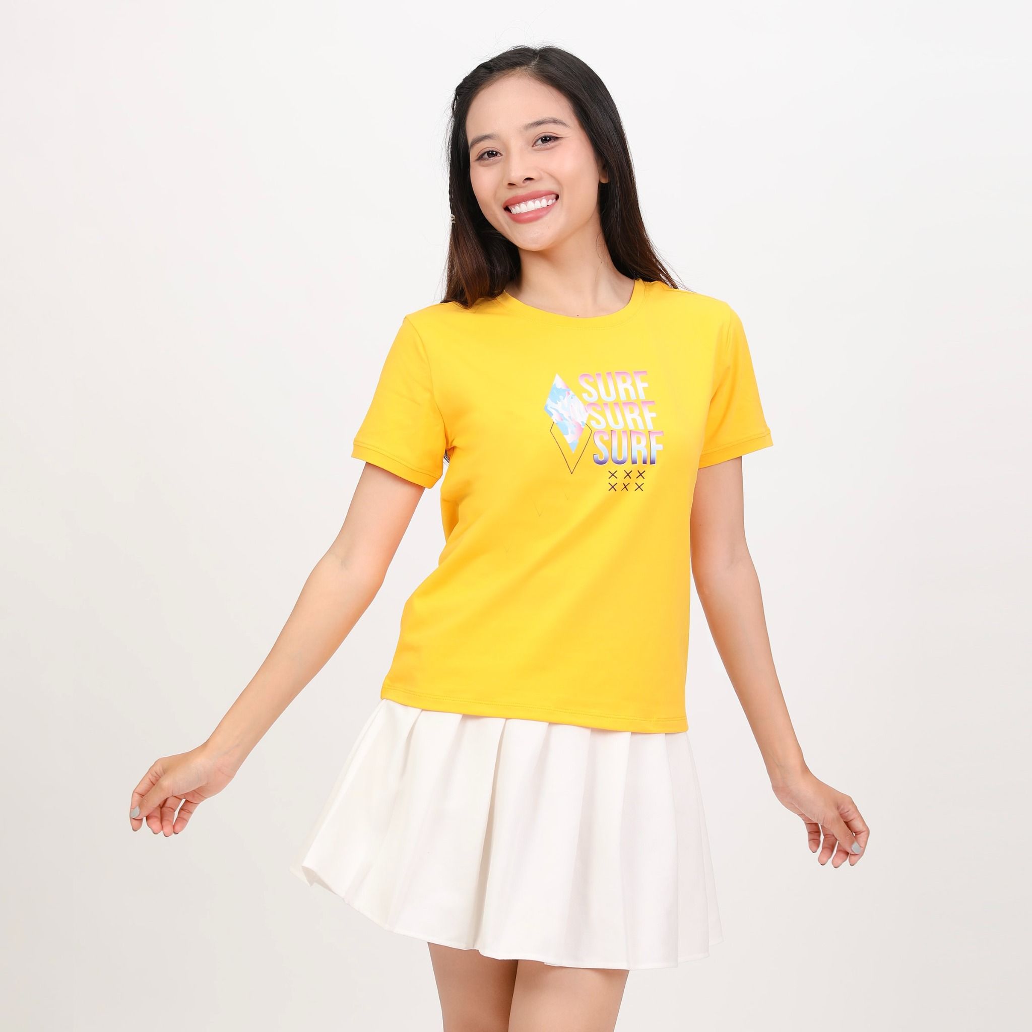 Áo thun nữ tay ngắn form cơ bản chất cotton siêu mát 020p 0306