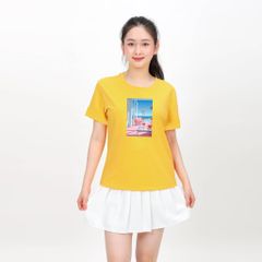 Áo thun nữ tay ngắn chất cotton siêu mát form basic 020p 1801