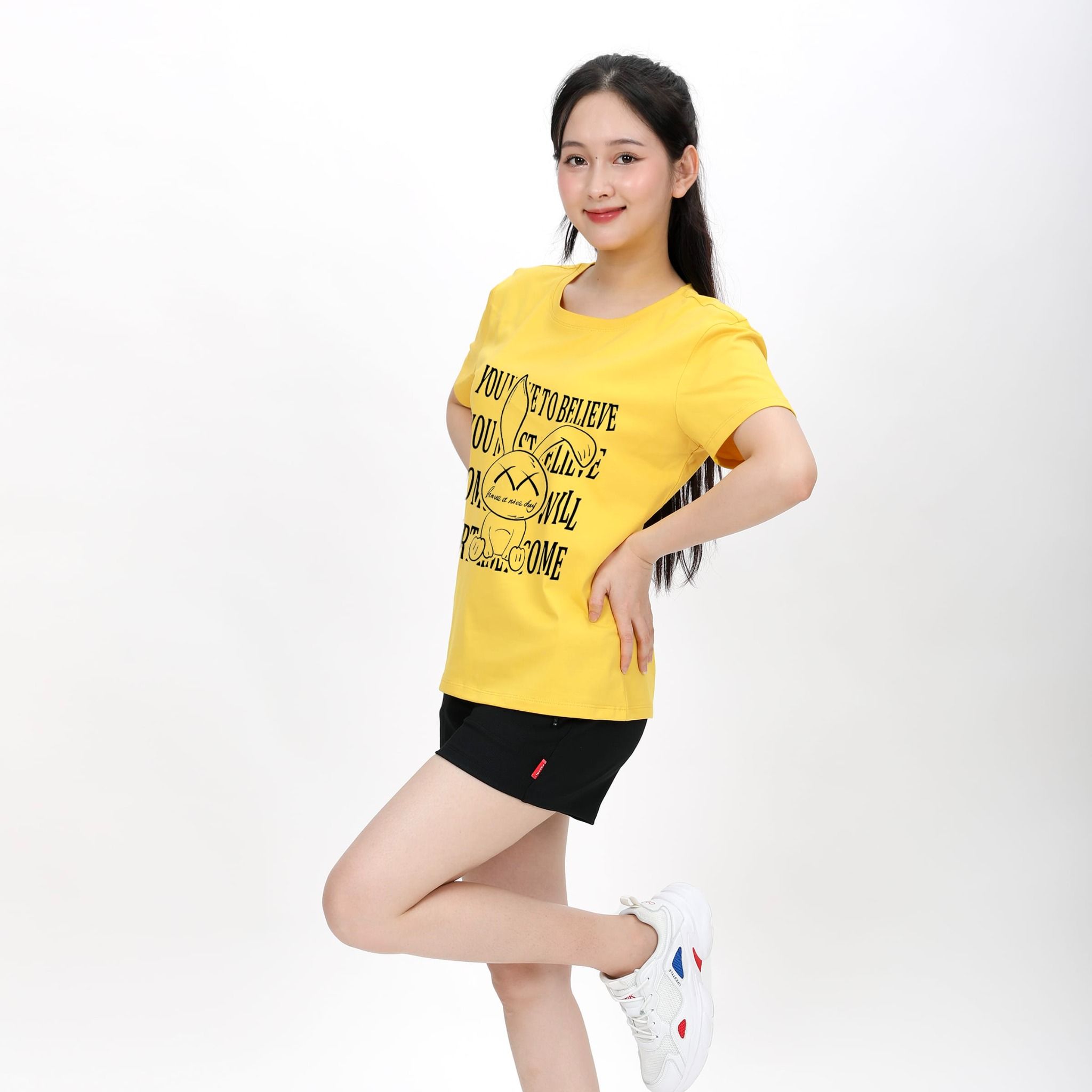 Áo thun nữ form rộng chất cotton siêu mát 020p 0256