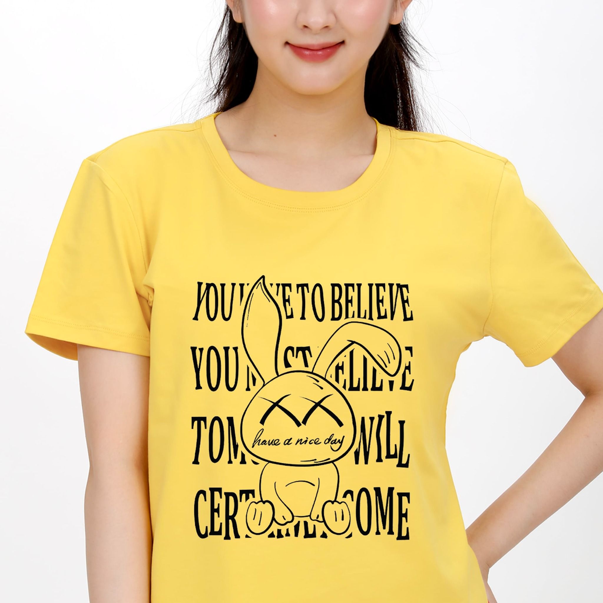 Áo thun nữ form rộng chất cotton siêu mát 020p 0256