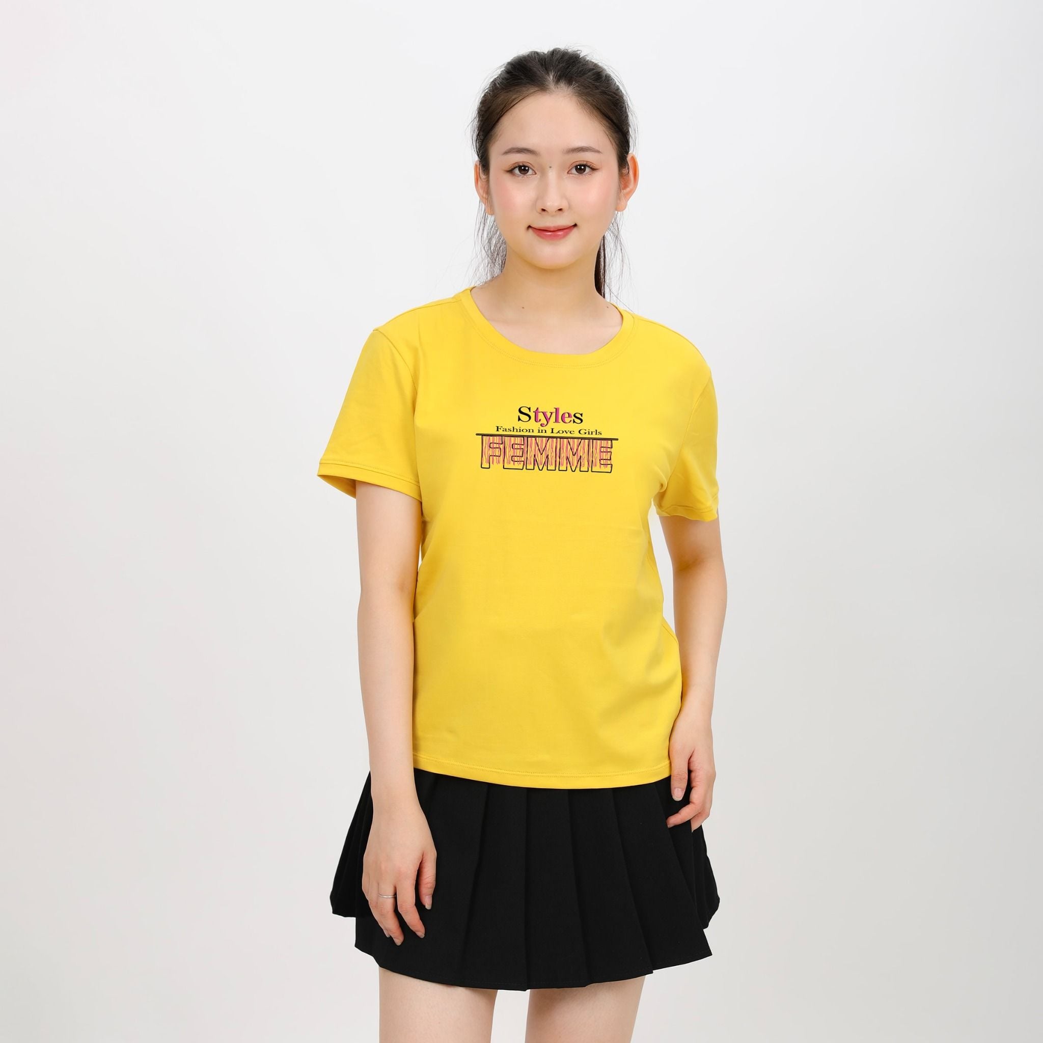 Áo thun nữ Form Basic chất cotton siêu mát 020p 0286